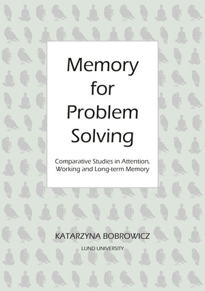 Memory for Problem Solving: Comparative Studies in Attention, Working and Long-term Memory