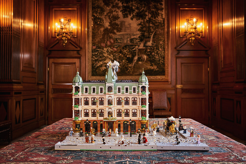 Hallwylska museet som lego-skapelse. 