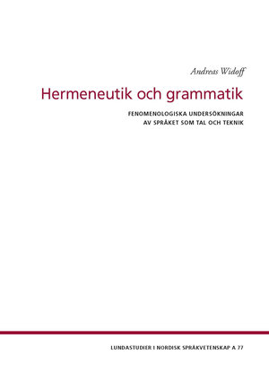 Hermeneutik och grammatik