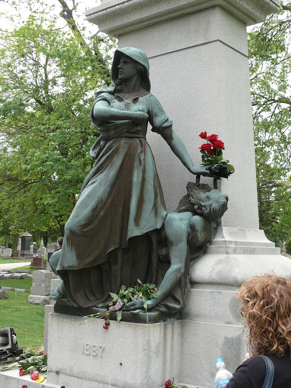 Monument över Haymarketmassakern. Foto: Roger Johansson