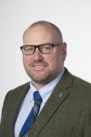 Porträtt av Scott Spurlock