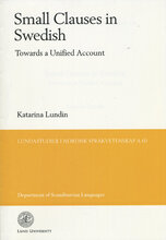 Small Clauses in Swedish