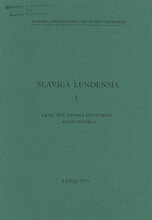 Kring den svenska slavistikens äldsta historia