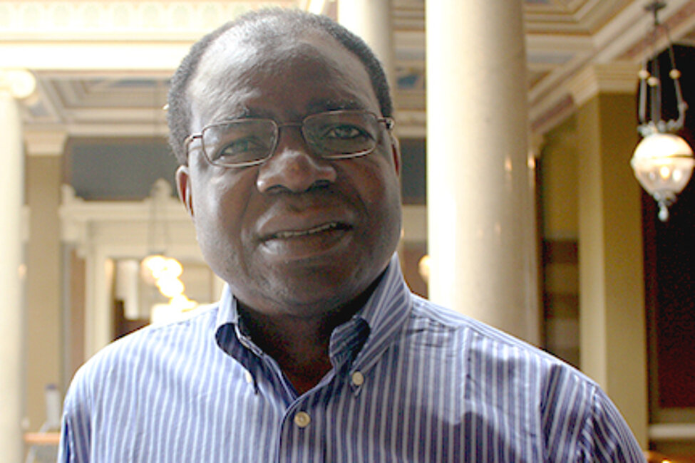 Elias Bongmba, teologie hedersdoktor 2018. Foto: Patrik Hekkala