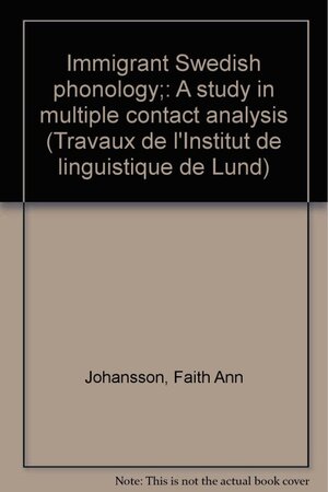 Immigrant Swedish phonology